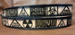 Embossed Leather Belt 1 1/2" Biohazard 2TC