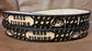 Embossed Leather Belt 1 1/2" Bass Fishing - 2 TC