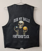 Leather Vest - Rub My Ball For Good Luck