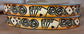 Embossed Leather Belt 1 1/2" Poker 2TC