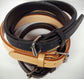 Heavy 2 Ply Leather Gun Belt 1 1/4" Wide