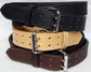 Heavy 2 Ply Leather Gun Belt Double Hole 1 3/4" Wide