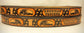 Embossed Leather Belt 1 1/2" American Trucker