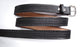 Embossed Leather Belt 1 1/2" Basketweave