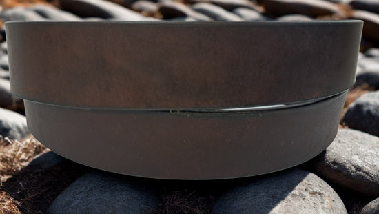 Plain Leather Belt 1 1/4" Wide Black Plate Hardware