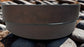 Plain Leather Belt 1 1/2" Wide Antique Brass Hardware