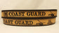 Embossed Leather Belt 1 1/2" Coast Guard