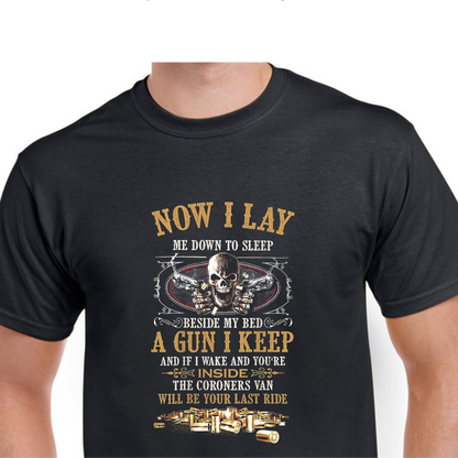 Short Sleeve T-Shirt -Now I Lay Me Down To Sleep