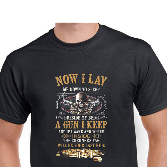 Short Sleeve T-Shirt -Now I Lay Me Down To Sleep