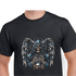 Hooded grim reaper with large wings and skulls.