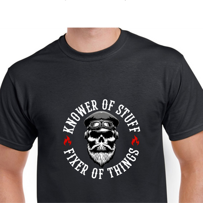Short Sleeve T-Shirt - Knower Of Stuff Fixer Of Things