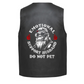 Leather Vest - Emotional Support Husband - Do Not Pet