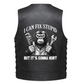 Leather Vest - I Can Fix Stupid, but It&