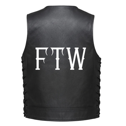Leather Vest - FTW