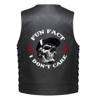 Leather Vest - Fun Fact - I Don&