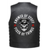 A bearded skull wearing goggles, surrounded by the text &
