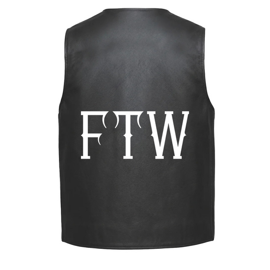Leather Vest - FTW