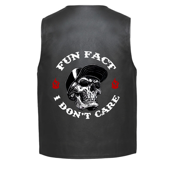 Leather Vest - Fun Fact - I Don&