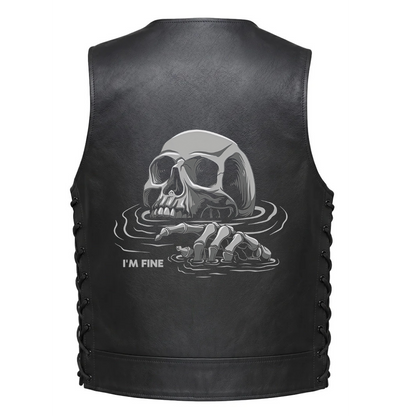 Leather Vest - I&