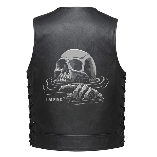 Leather Vest - I&