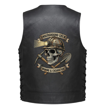 Leather Vest - Underground Crew - Mining and Excavation