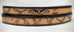 Embossed Leather Belt 1 1/2" Wide Wildlife Eagle 2 Tone Color
