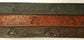 Embossed Leather Belt 1 1/2" Floral Horse Head