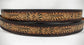 Embossed Leather Belt 1 1/2" Floral Rope