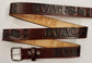 Embossed Leather Belt 1 1/2" HVAC