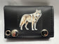 Leather Chain Wallet - Wolf