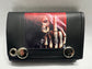Leather Chain Wallet - Skull Middle Finger