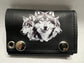 Leather Chain Wallet - 3 Wolves Head