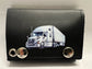 Leather Chain Wallet - American Trucker White Semi