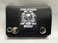 Leather Chain Wallet - Stuck Between IDK,IDC And IDGAF