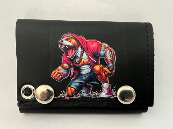 Leather Chain Wallet - Hip Hop PitBull