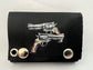 Leather Chain Wallet - Guns Six Shooter