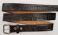 Embossed Leather Belt 1 1/2" Live To Ride Ride To Live
