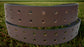 Plain Leather Belt Double Hole 1 1/2" Wide Antique Copper Hardware