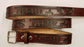 Embossed Leather Belt 1 1/2" Plumber