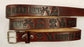 Embossed Leather Belt 1 1/2" Right To Bear Arms