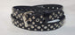 Leather Belt With  Grommets and Studs 1 1/2" Wide