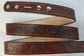 Embossed Leather Belt 1 1/2" Wide Southwest Design