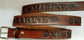 Embossed Leather Belt 1 1/2" U.S.Marine 2