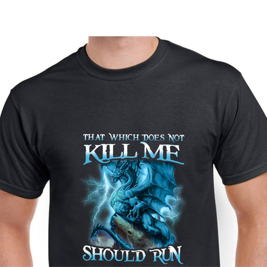 Blue dragon and the text &