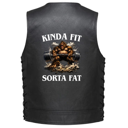 Leather Vest - Big Foot - Kinda Fit Sorta Fat