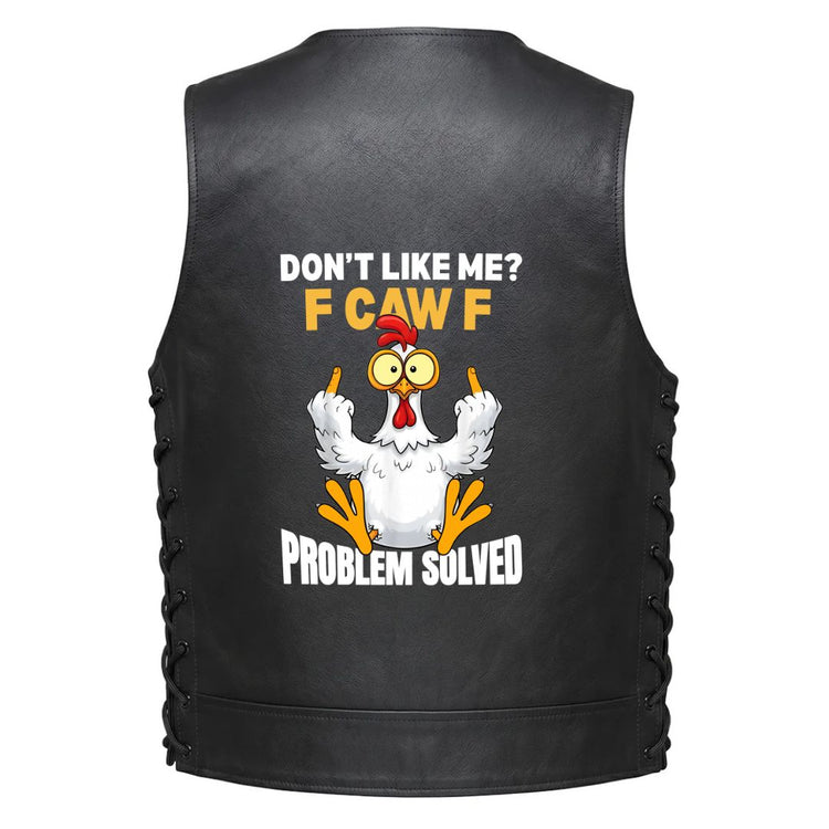 A cartoon chicken graphic and the text &