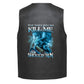 Leather Vest - That Which Does Not Kill Me Should Run