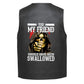 Leather Vest - You my friend should have been swallowed