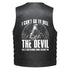 A winged hooded figure holding a rifle, with the text &