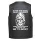A skull in a Hoodie and bold white text that reads, &